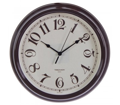 Часы настенные "Классика" цвет коричневый диаметр 30.5 см