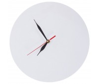 Часы настенные белые с возможностью декорирования диаметр 28.5 см