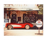 Картина на стекле 40х50 см «Corvette car»