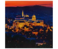 Картина на стекле 30х30 см «Будапешт Венгрия»