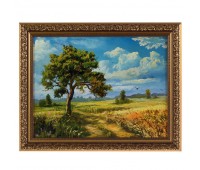 Картина в раме 30x40 см «Дерево в поле»
