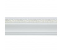 Плинтус потолочный 148B-60 интерьерный 200х4.5 см цвет белый