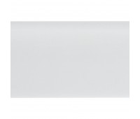 Плинтус напольный ударопрочный Decomaster А037 80х13х2000 мм цвет белый
