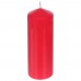 Свеча-столбик, 7х20 см, цвет красный