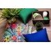 Подушка декоративная «Природа» 40х40 см цвет зелёный