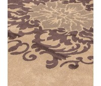 Ткань «Вензель» 1 п/м 280 см блэкаут цвет коричневый