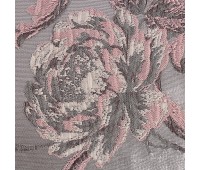 Ткань 1 п/м «Цветы», 3D-жаккард, 285 см, цвет розовый