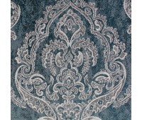 Ткань 1 п/м «Дамаск», жаккард, 280 см, цвет бирюзовый
