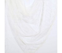 Тюль с вышивкой на сетке 1 п/м 280 см цвет белый