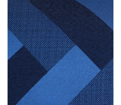 ткань жаккард «Лён» зигзаг 280 см цвет синий