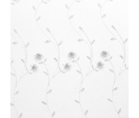 Тюль «Цветы» вышивка 285 см цвет белый