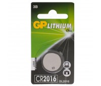 Батарейка литиевая GP CR2016, 1 шт.