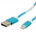 Дата-кабель DCC025 8PIN цвет синий