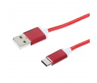 Дата-кабель Oxion DCC029 Type-C цвет красный