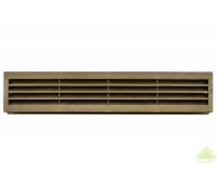 Решетка дверная вентиляционная Вентс МВ 430/2, 453x91 мм, цвет светлый дуб
