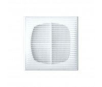 Решетка вентиляционная приточно-вытяжная АБС 2121П, 208х208 мм, цвет белый
