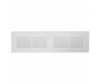 Решетка дверная вентиляционная Вентс МВ 380/2, 382x104 мм, цвет белый