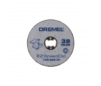 Набор отрезных кругов Dremel SC456, резка металл/дерево/пластмасса, 38 мм, 12 шт.
