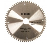 Диск циркулярный по дереву Bosch MultiECO 210x30 мм