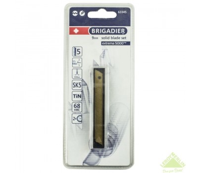 Лезвия для ножа Brigadier Extrema 9 мм, 5 шт.