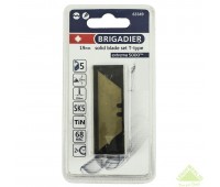Лезвия для ножа трапециевидные Brigadier Extrema 19 мм, 5 шт.