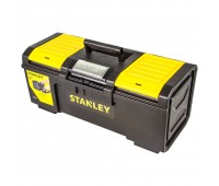 Ящик для инструмента Stanley 280х257х593 мм, пластик, цвет чёрный/жёлтый