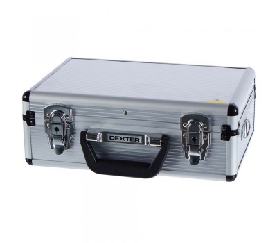 Ящик для инструмента Dexter 330х230х120 мм, алюминий, цвет серебро