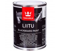 Краска для школьной доски Tikkurila Liitu цвет чёрный 1 л