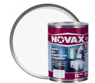 Эмаль для радиаторов Novax цвет белый 1 л