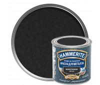 Краска молотковая Hammerite цвет чёрный 0.25 л