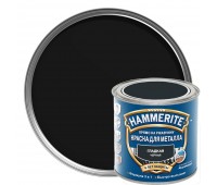 Краска гладкая Hammerite цвет чёрный 0.25 л
