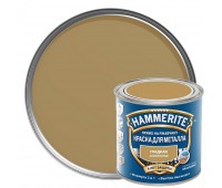 Краска гладкая Hammerite цвет золотой 0.25 л