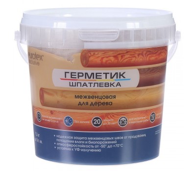 Герметик-шпатлёвка Eurotex Exclusive тик 1,3 кг