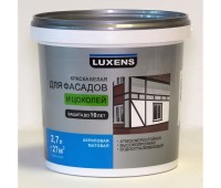 Краска для фасадов и цоколей Luxens база А 2.7 л
