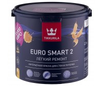 Краска Tikkurila Euro Smart-2 цвет белый 2.7 л