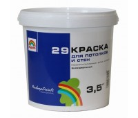 Краска водоэмульсионная Радуга-29 цвет белый 3.5 кг