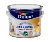 Моющаяся краска для стен Dulux Ultra Resist Кухня и Ванная база BW 2.5 л