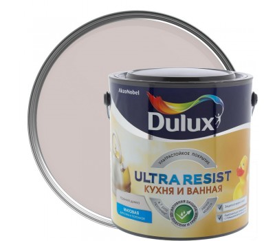 Краска для ванной комнаты и кухни Dulux Ultra Resist цвет утренняя дымка 2.5 л