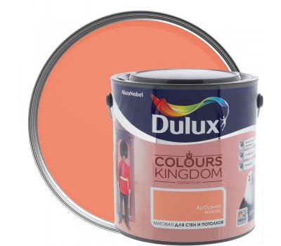 Декоративная краска для стен и потолков Dulux Colours Kingdom цвет арбузная мякоть 2.5 л