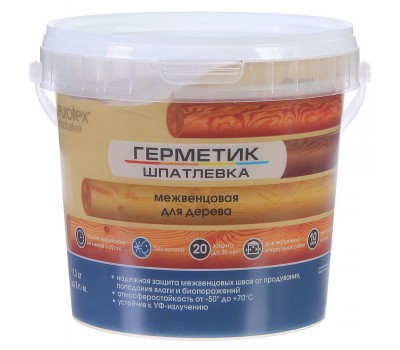 Герметик-шпатлёвка Eurotex Exclusive дуб 1,3 кг