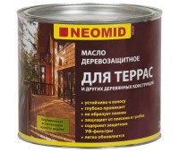 Масло для террас цвета тик Neomid 2 л
