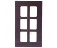 Витрина для шкафа Тотеми без фурнитуры, 60х35 см, МДФ, цвет коричневый