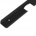 Планка для столешницы угловая, 38 мм, металл, цвет чёрный матовый