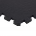Пол мягкий полипропилен 60x60 см цвет чёрно-серый, в упаковке 4 шт.