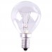 Лампа накаливания шар E14 25 Вт свет тёплый белый