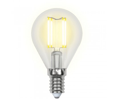 Лампа светодиодная Uniel шар E14 6 Вт 500 Лм, свет холодный