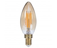 Лампа светодиодная Uniel Vintage свеча E14 5 Вт 420 Лм свет теплый белый