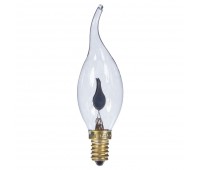 Лампа накаливания Uniel Декор свеча на ветру E14 3 Вт свет теплый белый