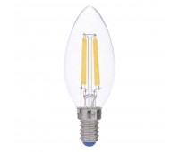 Лампа светодиодная филаментная Airdim, форма свеча, E14 5 Вт 500 Лм свет холодный