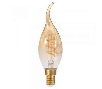 Лампа светодиодная Lexman E14 2,5 Вт свет янтарный